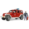 Image de Bruder 02528 Jeep Wrangler brandweer met brandweerman speelfiguur - Bruder 2528 - Bruder 02528