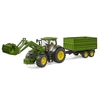 Image de Bruder 03155 John Deere 7R 350 tractor met voorlader en kiepaanhanger (aanbieding) - Bruder 3155 - Bruder 03155