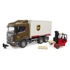 Image de Bruder 03582 Scania Super 560R UPS logistiek vrachtwagen met heftruck en pallets - Bruder 3582 - Bruder 03582