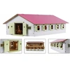 Image de Kids Globe 610188 roze paardenstal met 9 boxen 1:32 - Kidsglobe 610188
