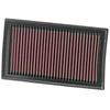 Image de K&N vervangingsfilter passend voor Renault Clio III 1.2-2.0/1.5D 2005- (33-2927) 332927 K&N