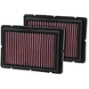 Image de K&N vervangingsfilter Ferrari F360 F430 (set van 2) (33-2494) 332494 K&N