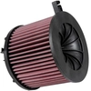 Image de K&N vervangingsfilter passend voor Audi A4 (B9) 1.4 & 2.0 incl. Allroad & Quattro / A5 2.0 F5 / Q5 / E0646 K&N