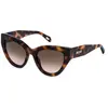 Image de Just Cavalli Lunettes De Soleil Pour Femme Sjc143 Butterfly