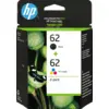 Image de HP 62 Cartouches Pack Combiné N9J71AE