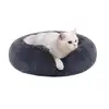 Image de Panier pour chien en tissu peluche, Gris Foncé / 50 cm PGW037G02