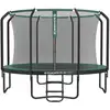 Image de Trampoline de jardin rond, Vert Foncé / 366 X 90 cm STR123C01