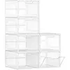 Image de Boîtes à chaussures en plastique, Blanc / 6 LSP032W06