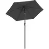 Image de Parasol de jardin 2 m, Gris GPU202G01