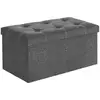Image de Banc de Rangement 80L, Gris Foncé LSF001G01