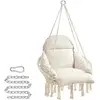 Image de Chaise suspendue avec coussins, Beige GDC042M01