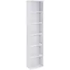 Image de Bibliothèque 6 cases, Blanc / 6 Niveaux (40L x 178,5H cm) LBC167T14