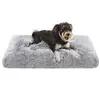Image de Panier pour chien rembourrage moelleux, Gris Clair / 80 x 50 cm PGW201G01