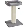 Image de Griffoir pour chat avec pompon, Gris PCA022W01