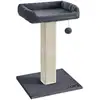 Image de Griffoir pour chat avec pompon, Gris Foncé PCA022G01