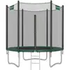Image de Trampoline Ø 183 cm extérieur avec échelle, Noir + Vert STR061C01