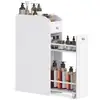 Image de Petit meuble de salle de bain petit espace, Blanc BBC847P31