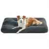 Image de Panier pour chien rembourrage moelleux, Gris Foncé / 110 x 73 cm PGW203G02