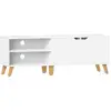 Image de Meuble TV 2 portes, Blanc LTV027T46