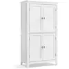 Image de Armoire de salle de bain avec 2 tiroirs blanc, Blanc / 4 Portes BBC552P31