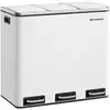 Image de Poubelle de tri 3 seaux, Blanc LTB54WT
