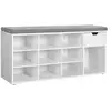 Image de Banc à chaussures blanc LHS24WT