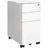 Image de Caisson de bureau mobile 3 tiroirs, Blanc OFC030W01