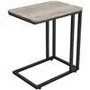 Image de Table d'appoint mobile, Grège + Noir LNT050B02