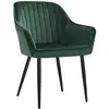 Image de Chaise de salle à manger confort, Vert LDC087C01