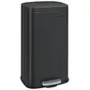 Image de Poubelle de cuisine 30L avec pédale, Noir LTB03BK
