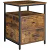 Image de Table d'appoint 2 tiroirs LET067B01