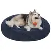 Image de Panier pour chien tout doux, Gris Foncé / L 140 x l 140 x H 20 cm PGW044G02