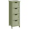 Image de Meuble de salle de bain 4 tiroirs, Vert Olive LHC040C02