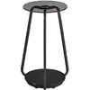 Image de Table d'appoint ronde à 2 niveaux, Gris Ardoise LET287B16