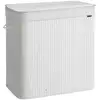 Image de Panier à linge en bambou, Blanc Nuage / 150 L LCB062W01