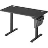 Image de Bureau électrique assis-debout réglable en hauteur, Noir D'encre / 60P x 120L x (72-120)H cm LSD132B01