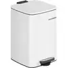Image de Poubelle de cuisine à pédale en acier, Blanc Nuage / 20 L LTB592W02