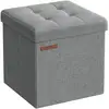 Image de Banc de rangement pliable 30 cm, Gris Clair LSF028G02