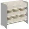 Image de Étagère à jouets pour enfants 9 boîtes, Gris tourterelle GKR033G10