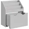 Image de Étagère pour jouets 3 compartiments 1 boîte, gris tourterelle GKR041G10