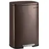 Image de Poubelle de cuisine 50L, Marron / 43,2L x 37,1l x 63,2H cm LTB50BR02