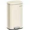 Image de Poubelle de cuisine 30L avec pédale, Beige Sable LTB03A02