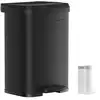 Image de Poubelle de cuisine 50L, Noir LTB530B5002