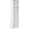 Image de Meuble de salle de bain haut blanc classique BBK567T14