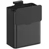 Image de Poubelle de cuisine murale 8L avec couvercle, Noir d'Encre LTB810B01