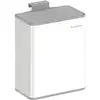 Image de Poubelle de cuisine murale 8L avec couvercle, Blanc Nuage LTB810W01