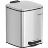 Image de Poubelle de salle de bain 6L, Argent Métallique / 25,5H cm LTB590E02