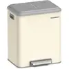 Image de Poubelle de cuisine acier fermeture douce, Beige Sable LTB544A02