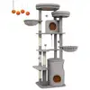 Image de Arbre à chat 196 cm tissu peluche PCT153W01