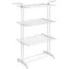 Image de Étendoir à linge à 4 niveaux, Blanc nuage LLR701W03